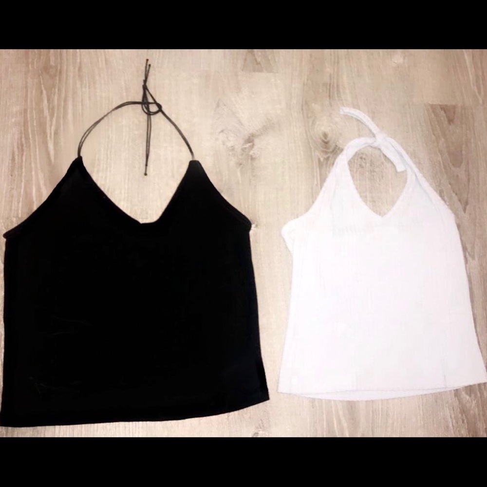 2 FOR 1 PRICE ADJUSTABLE HALTER TOPS